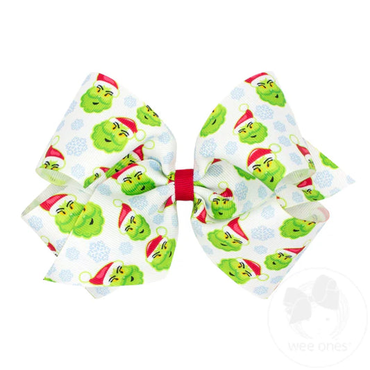 wee ones Christmas Character Hair Bow