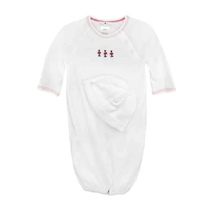 Petit Ami Holiday Embroidered Knit Convertible Bag