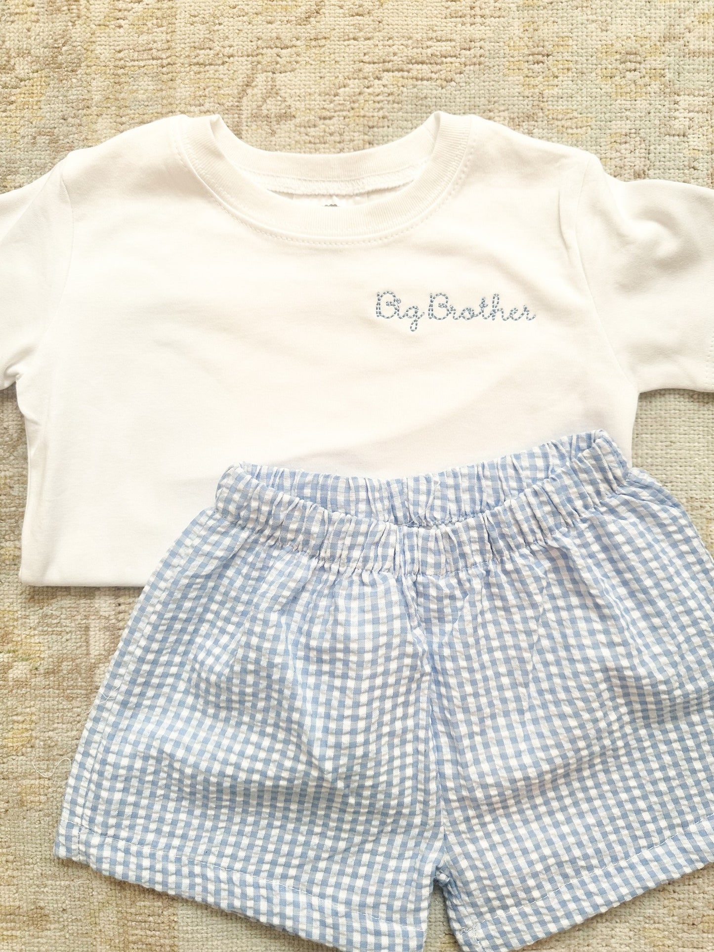 Mini Name Tee in Blue
