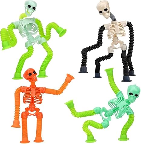Pop Tubes Skeleton Halloween Toys