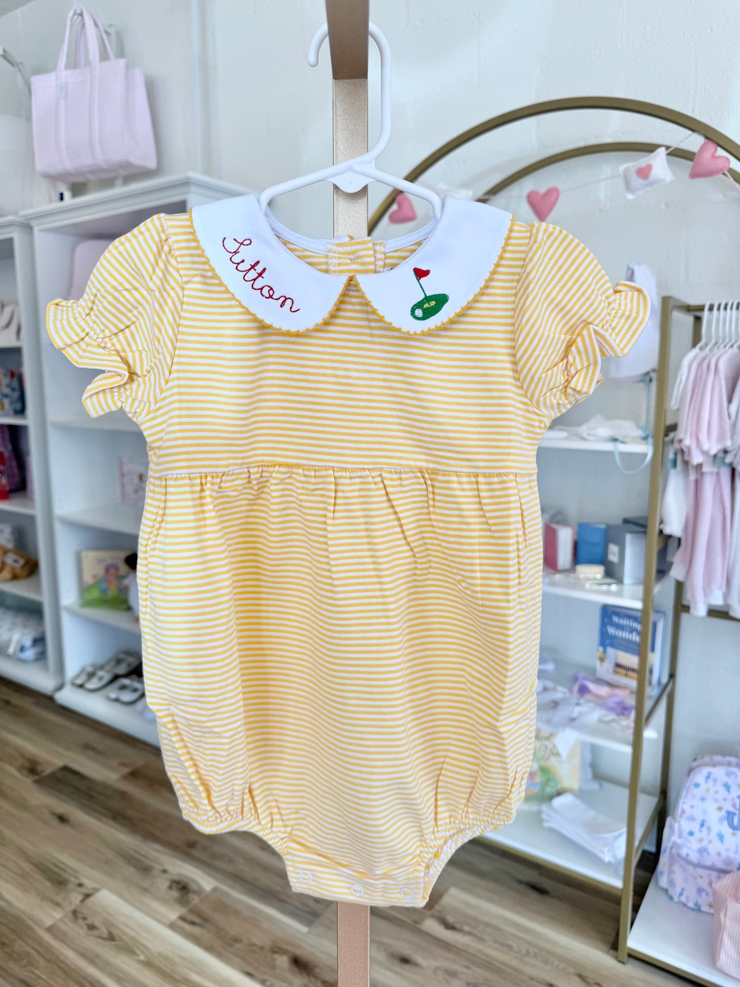 Yellow Stripe Collar Bubble