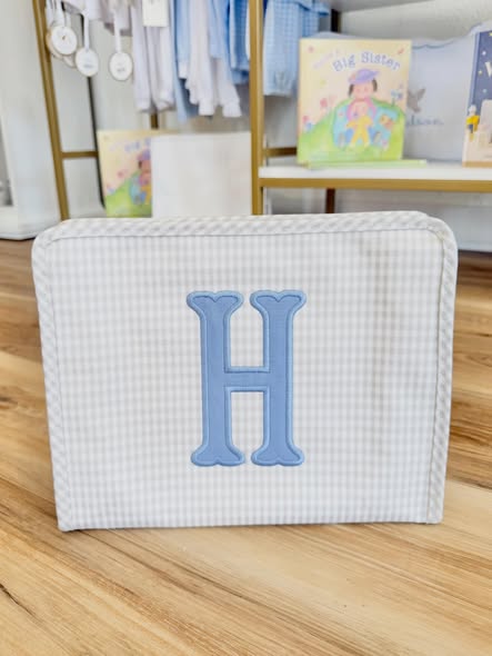 TRVL Pearl Grey Gingham Large Roadie