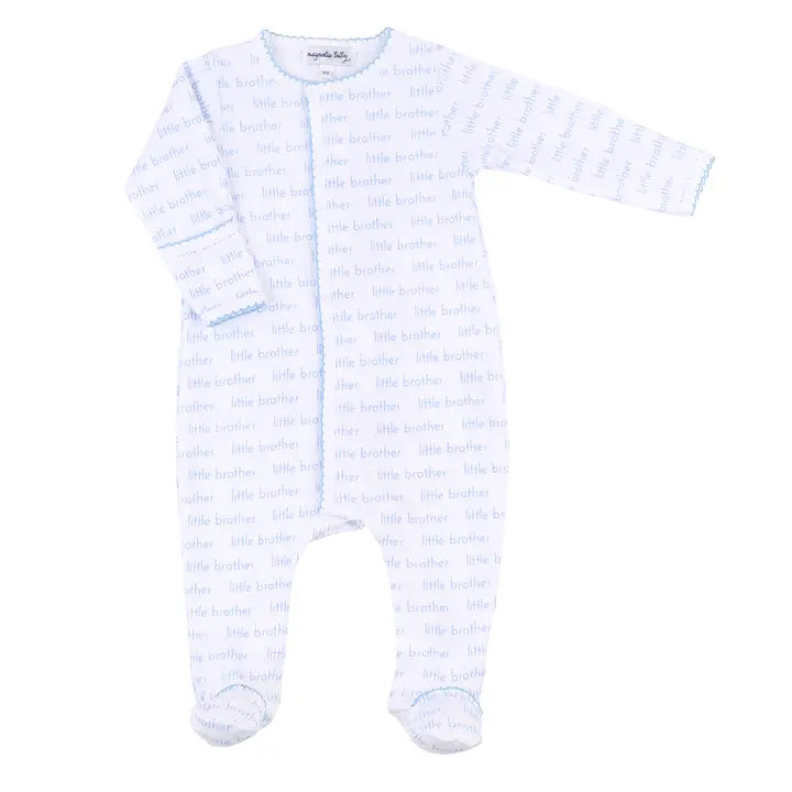 Magnolia Baby Little Brother Printed Footie