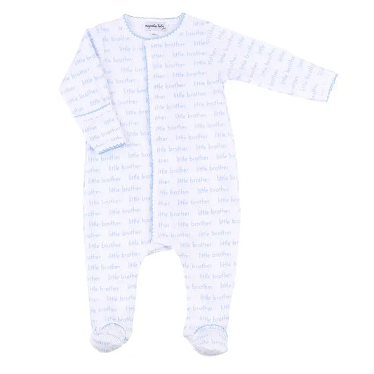 Magnolia Baby Little Brother Printed Footie
