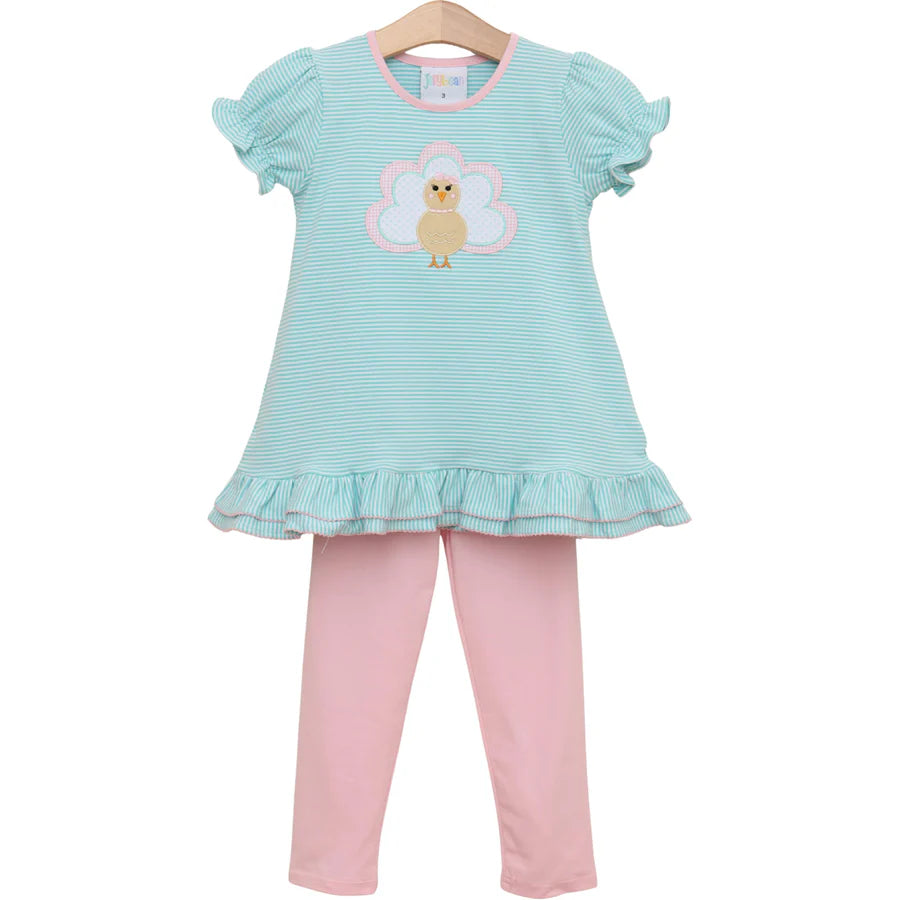 Give Thanks Ruffle Pants Set