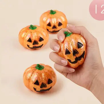 Glitter Halloween Pumpkin Squishy