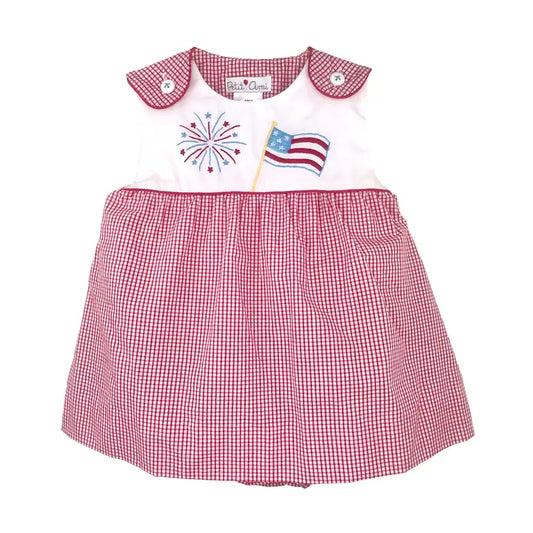 Sunbubble with Overlay Skirt & 4th of July Embroidery