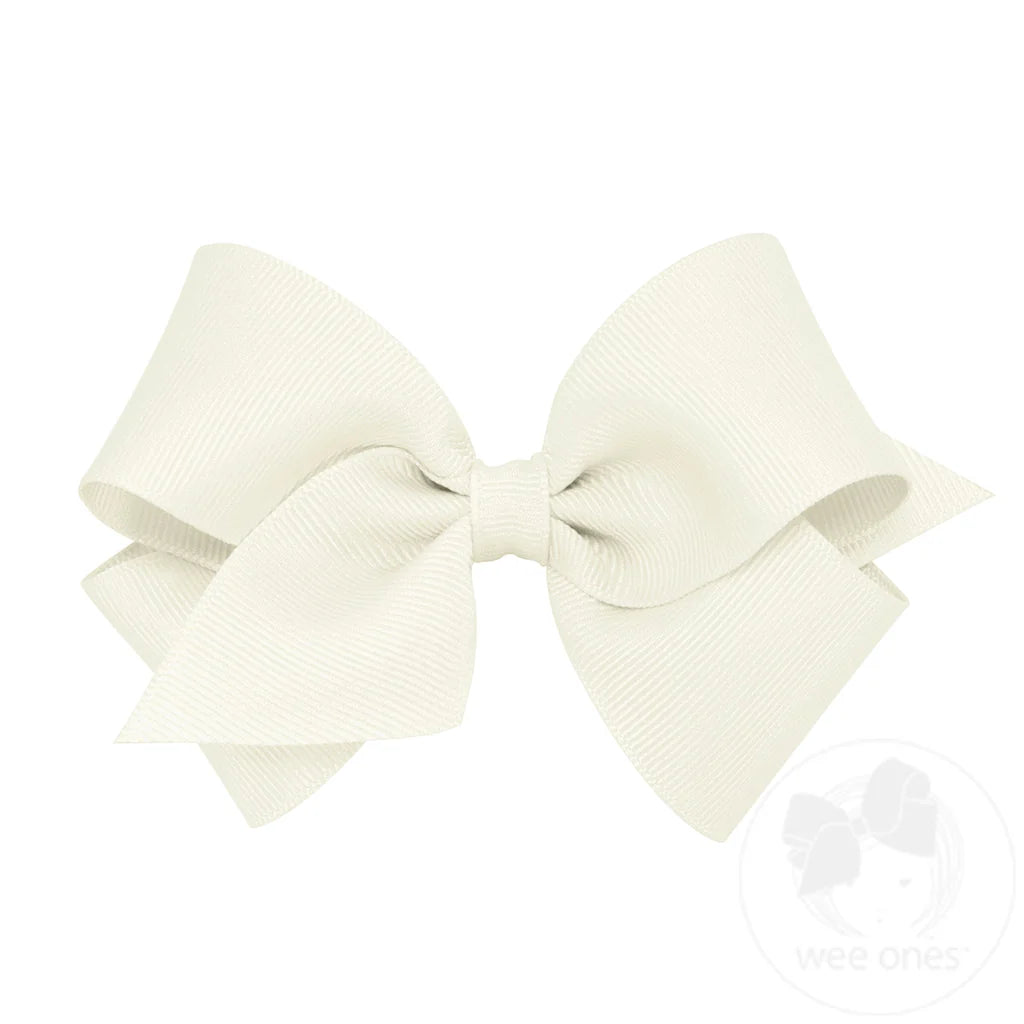 wee ones Antique White Hair Bow
