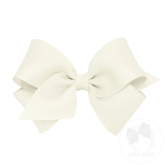 wee ones Antique White Hair Bow