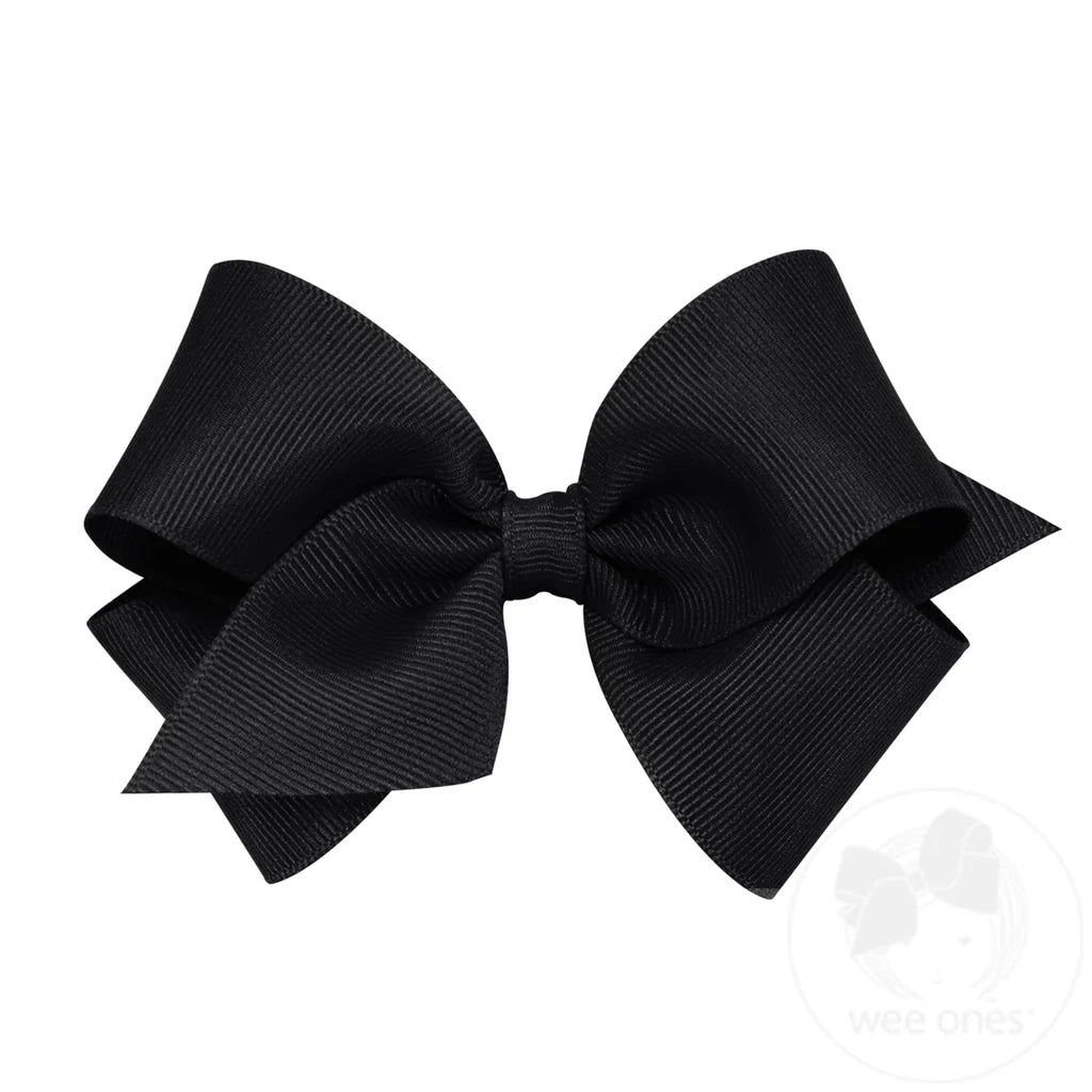 wee ones Black Hair Bow
