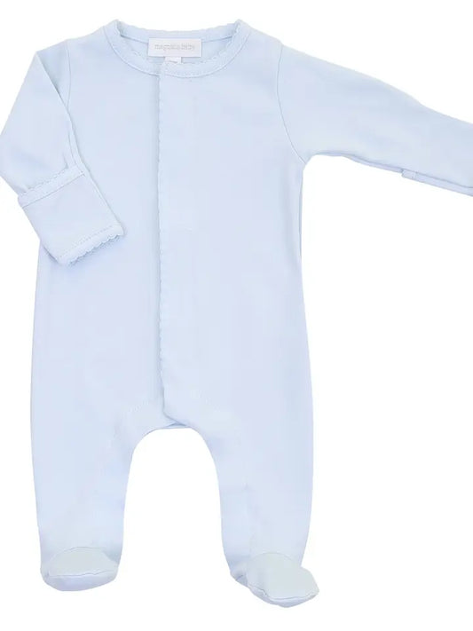 Magnolia Baby Solid Blue Footie