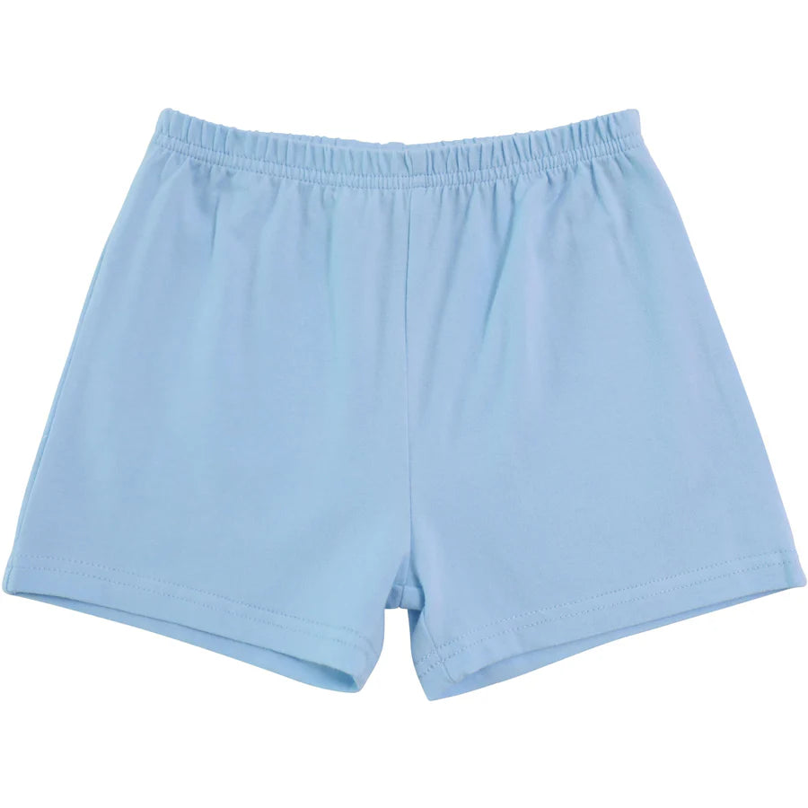 Jellybean Light Blue Knit Shorts