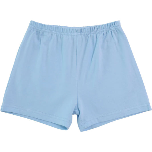 Light Blue Knit Shorts