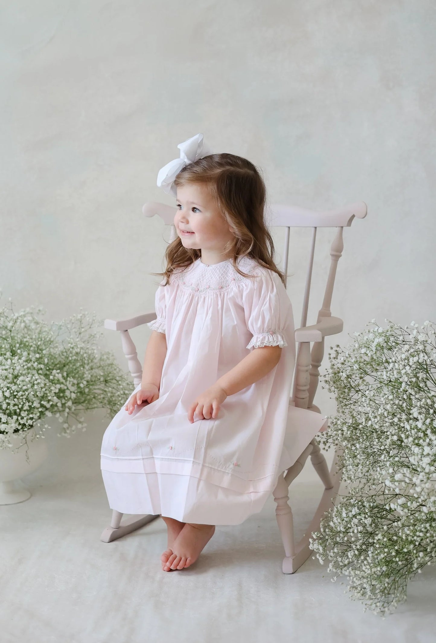 Feltman Brothers Pink Rosette Bishop Dress