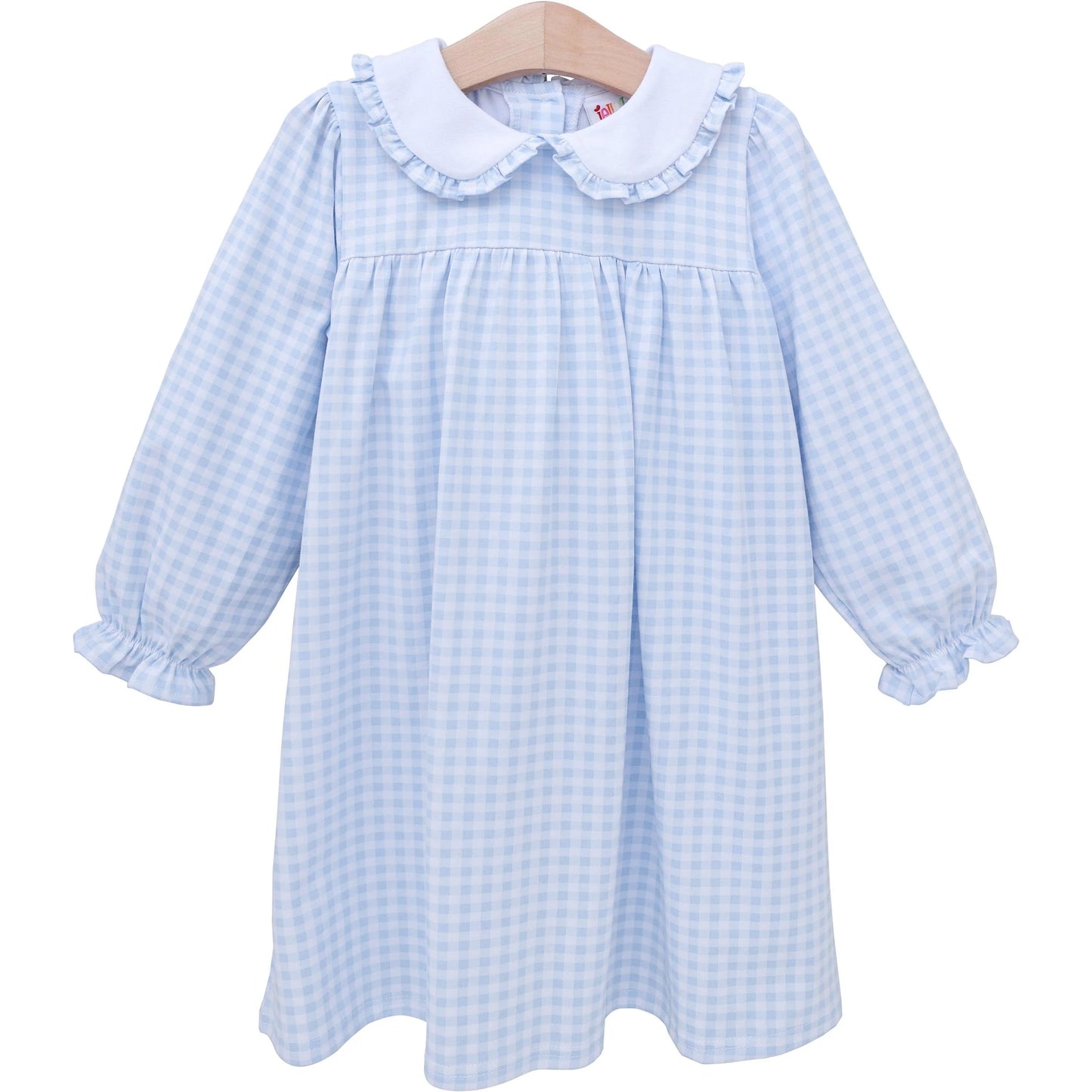 Jellybean Catherine Dress - Light Blue Gingham