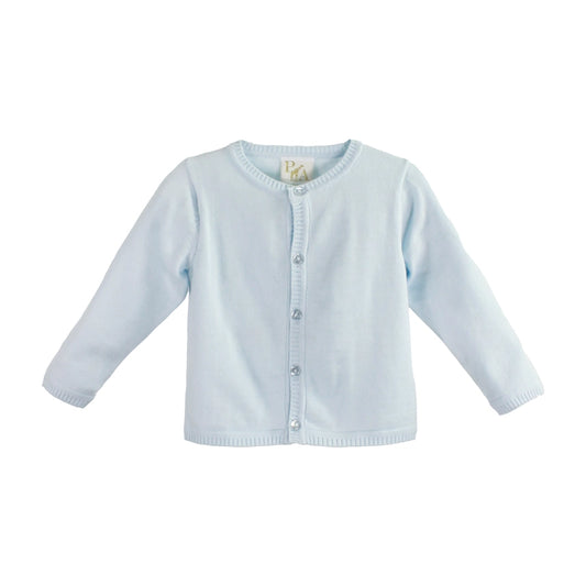 Petit Ami Blue Cardigan Sweater