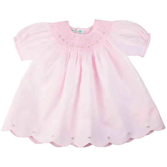 Feltman Brothers Scalloped Bishop Dress with Panty