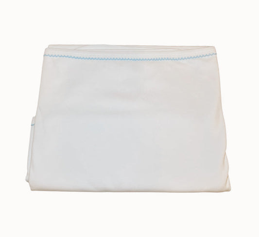 Blue Trim Cottom Blanket