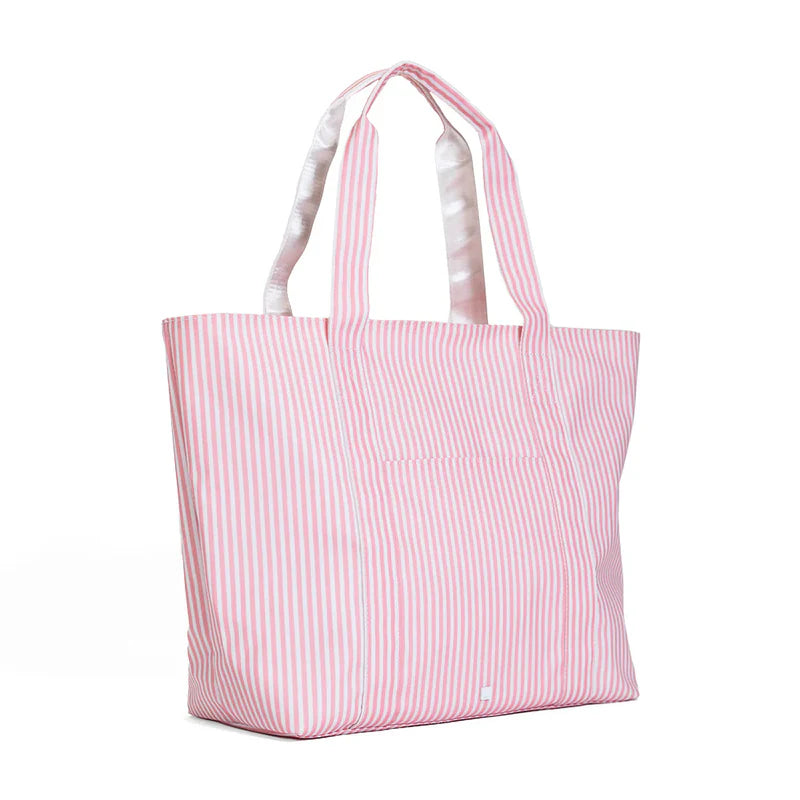 TRVL XL Dusty Rose Pimlico Stripe Tote