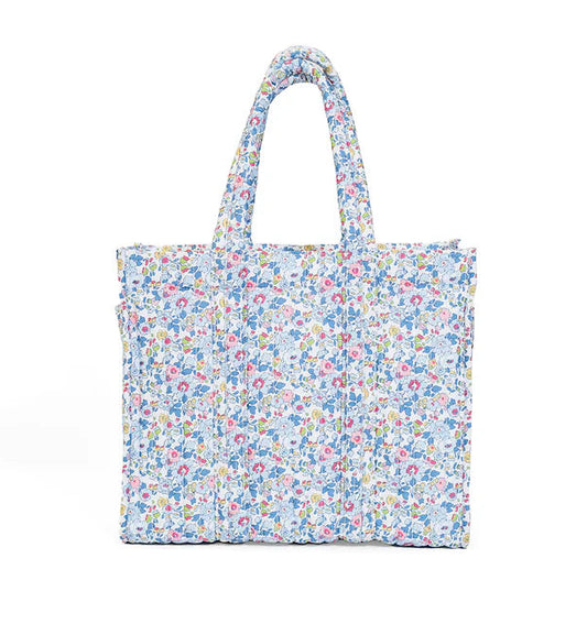 TRVL Bridgehampton Floral Quilted Tote