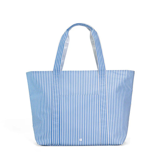 TRVL XL Chambray Pimlico Stripe Tote