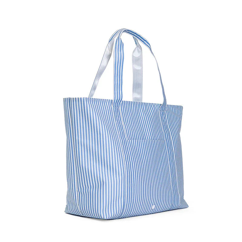 TRVL XL Chambray Pimlico Stripe Tote