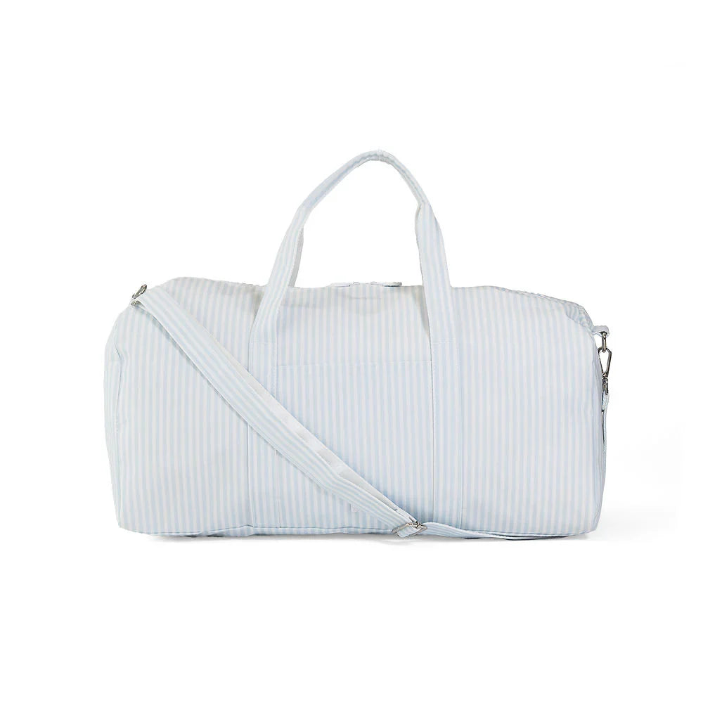 TRVL Pimlico Blue Stripe XL Weekender Duffel Bag