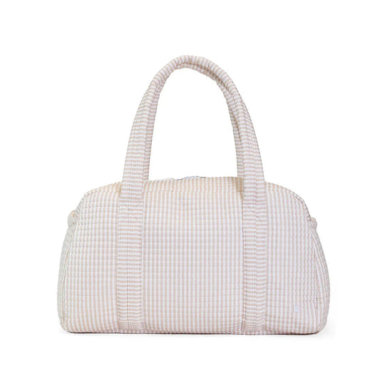 TRVL Sand Stripe Quilted Grande Duffle Bag