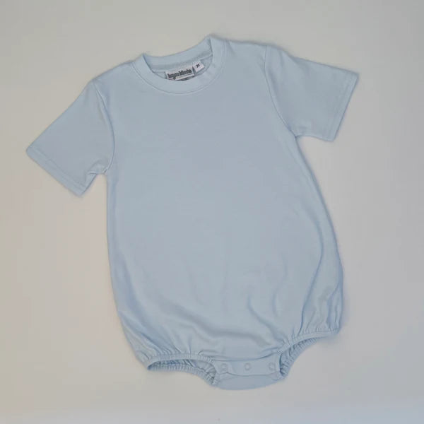 Solid Light Blue Short Sleeve T-Shirt Bubble