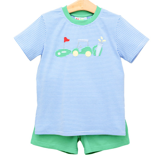 Jellybean Gone Golfing Short Set