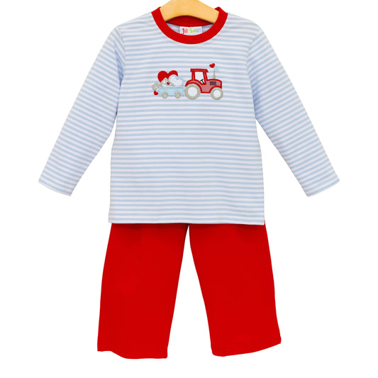 Jellybean Haulin' Hearts Pants Set