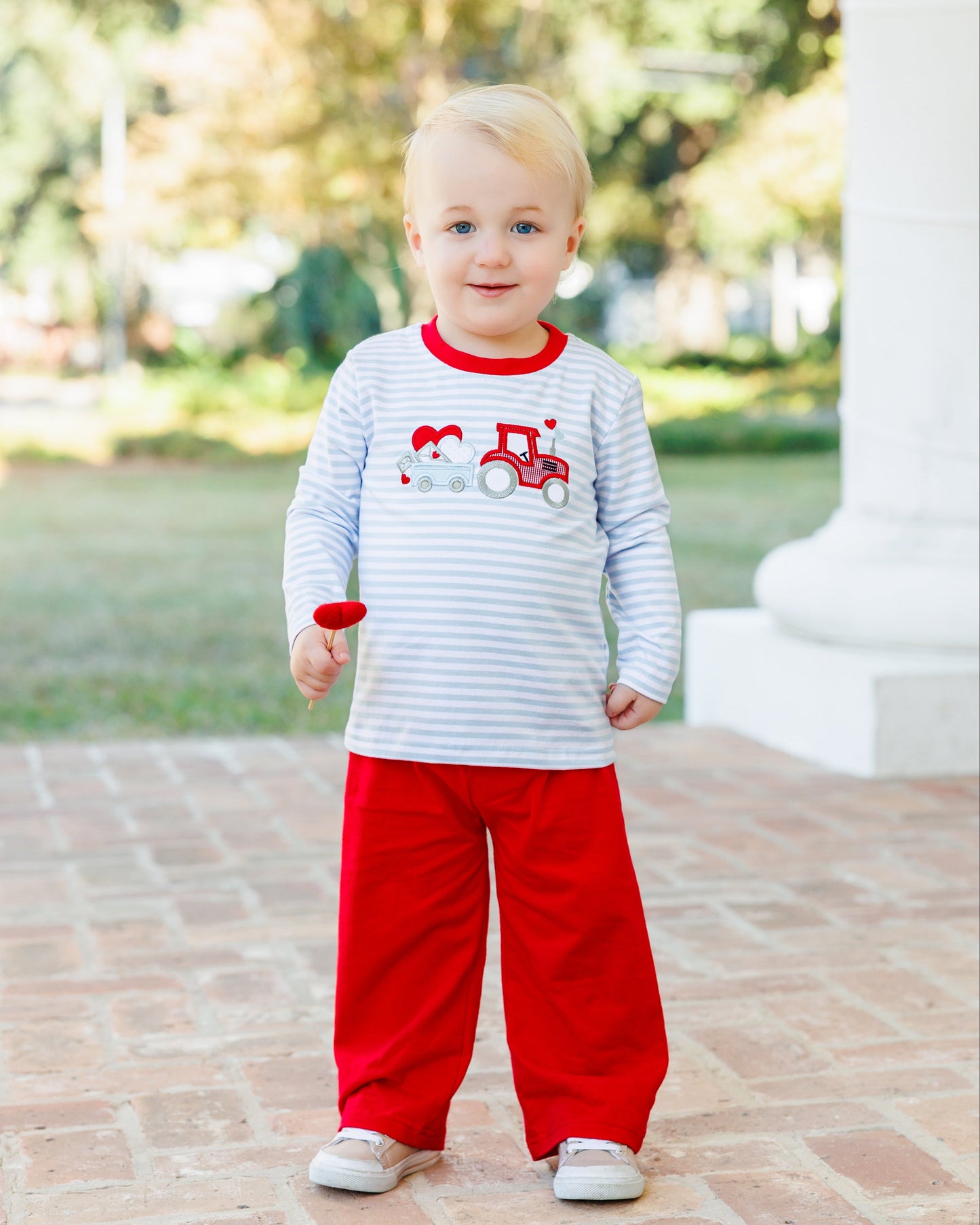 Jellybean Haulin' Hearts Pants Set
