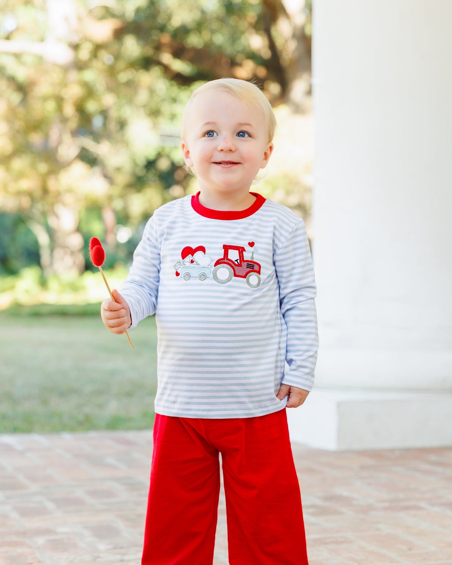 Jellybean Haulin' Hearts Pants Set
