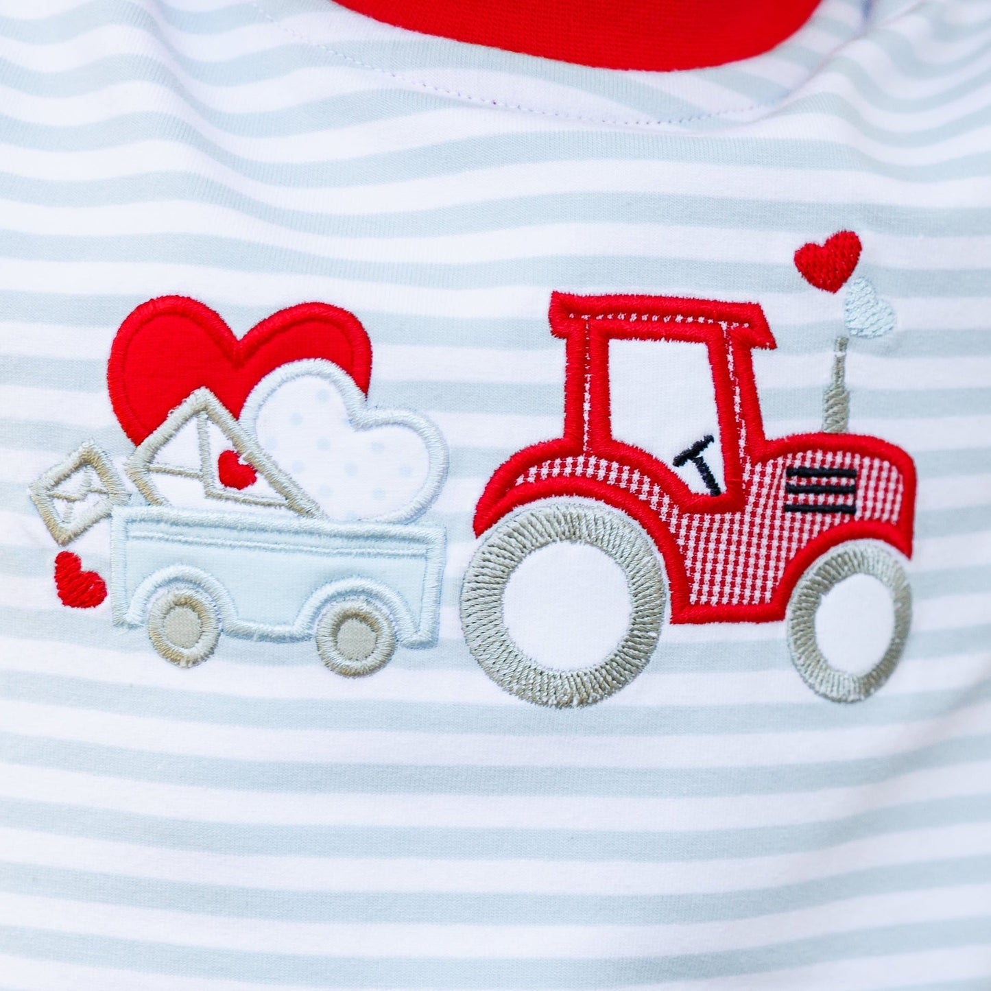 Jellybean Haulin' Hearts Romper