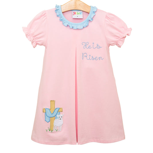 Jellybean He Is Risen Pleat Dress