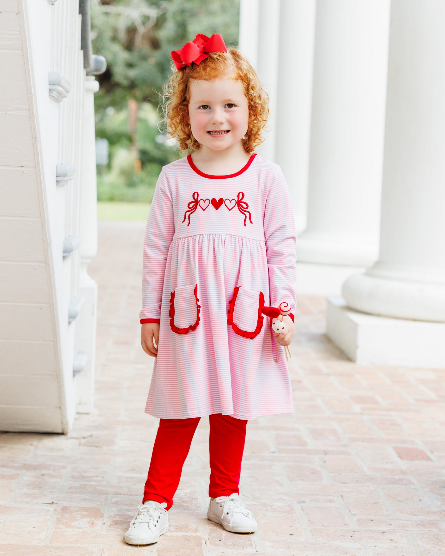 Jellybean Heart Garland Bloomer Set