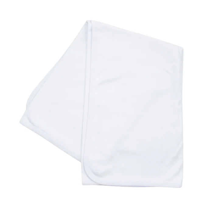 White Blanket with Plain Edge