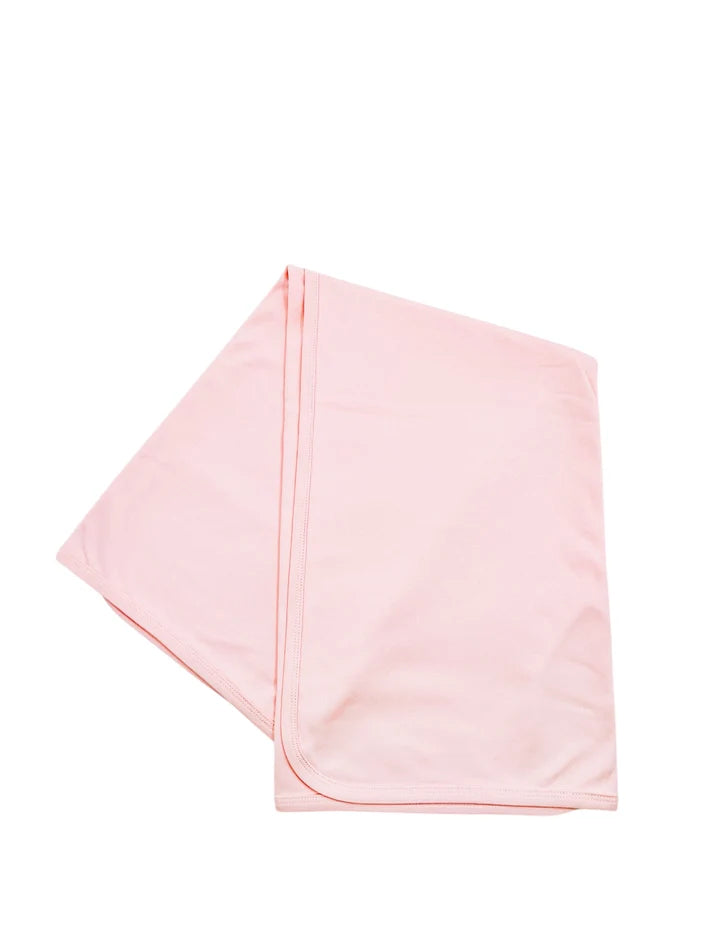 Pink Blanket with Plain Edge