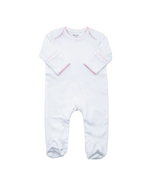 Pink Trim Proper Footie