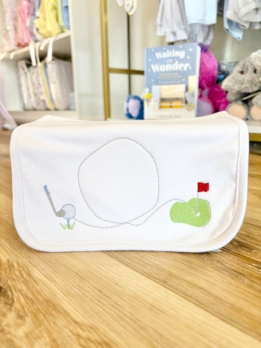 Golf Crest Burp Cloth