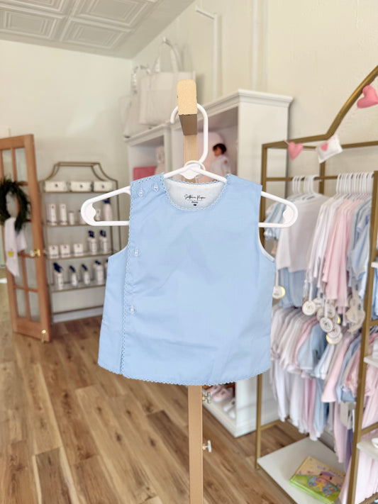 Light Blue 2 Piece Diaper Set