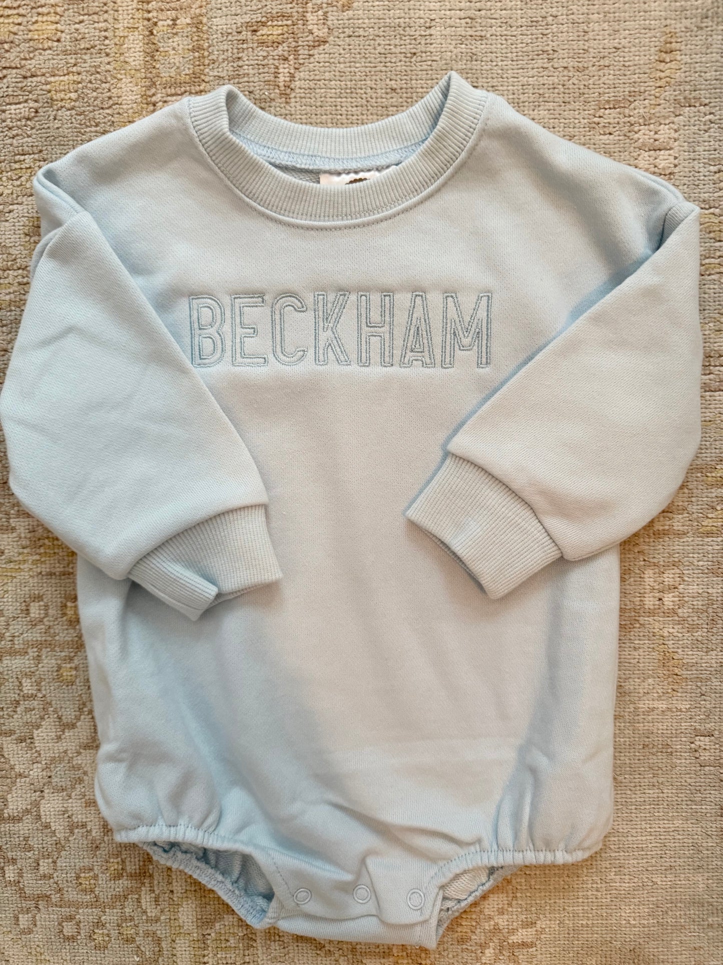 Blue Sweatshirt Bubble