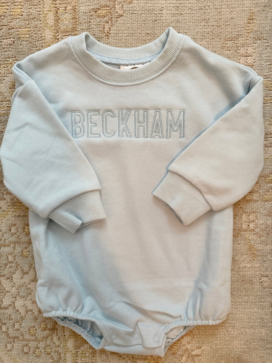 Blue Sweatshirt Bubble
