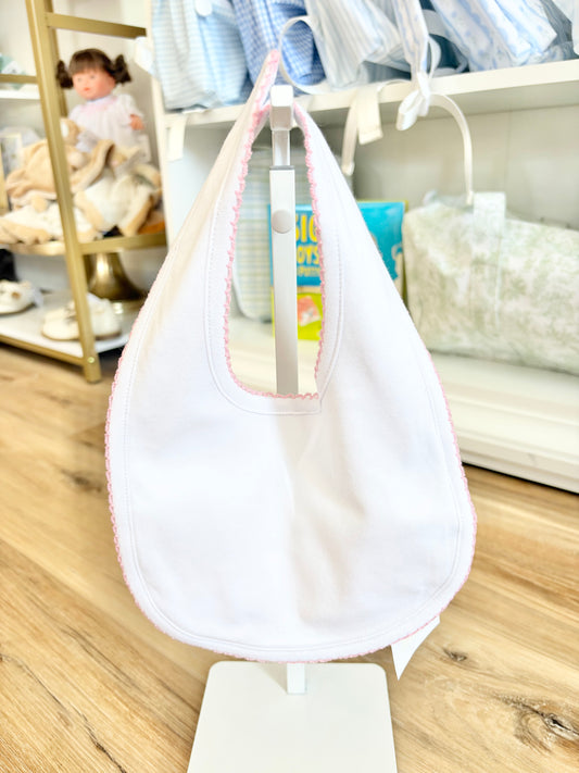 Pink Trim Bib
