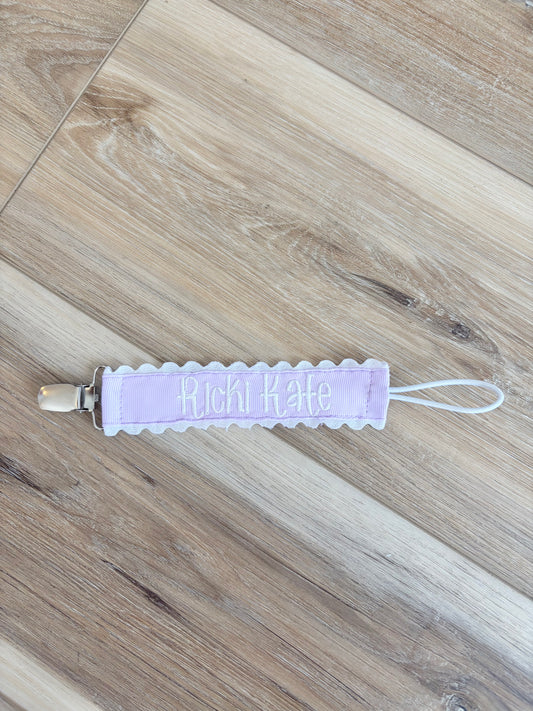 Lavender Paci Clip- Susie Font