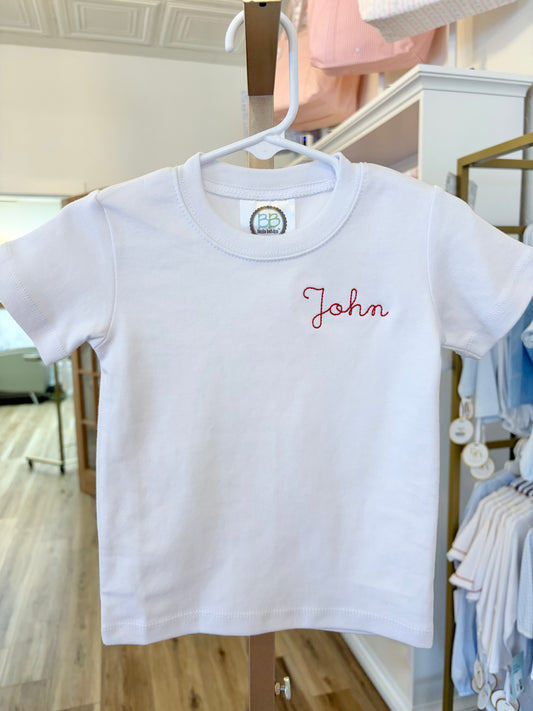 White Tee - "John"