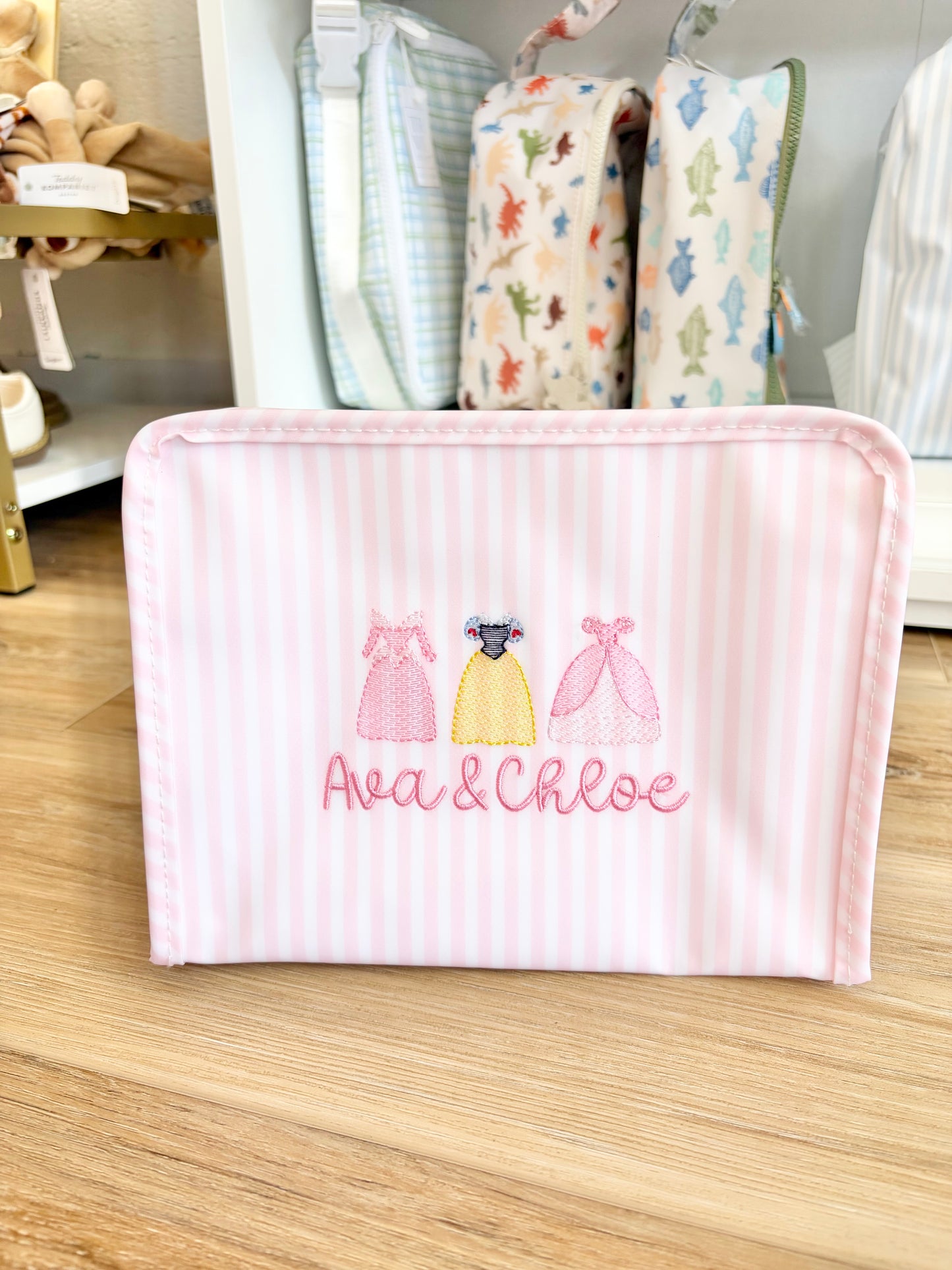 TRVL Pink Pimlico Stripe Medium Roadie- Princess Dresses