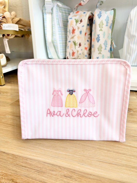 TRVL Pink Pimlico Stripe Medium Roadie- Princess Dresses