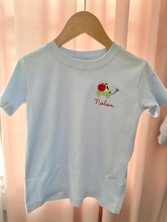 Mini Wagon Name Tee BTS