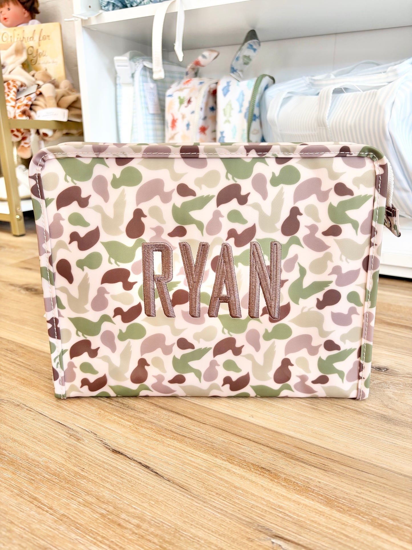 TRVL Camo Decoy Large Roadie with Maxwell Font